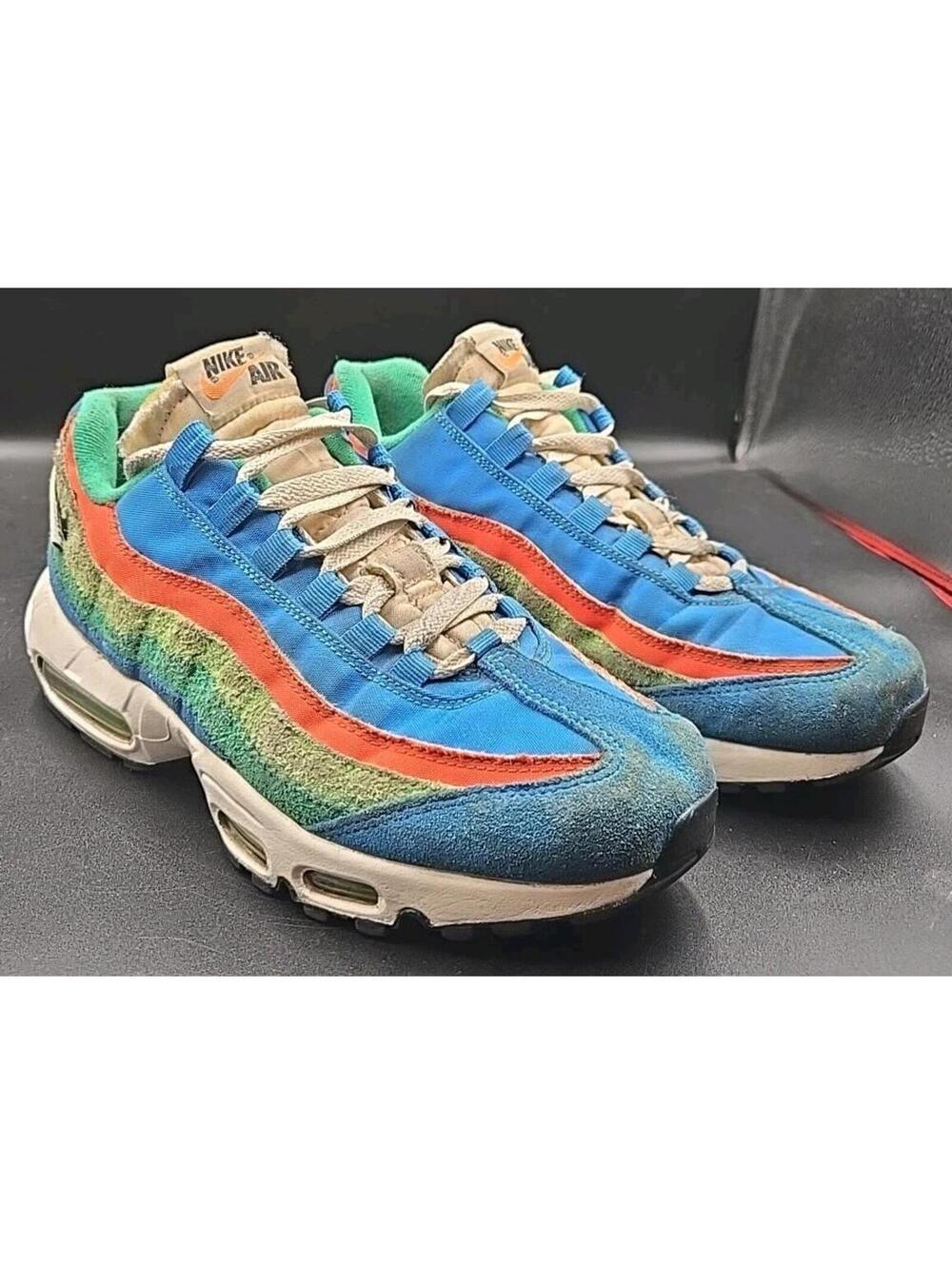 Nike Air Max 95 SE Running Club Mens Size 8.5 Light Photo Blue DH2718-400 AMRC